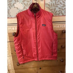 Patagonia Men's Red Nylon Vest